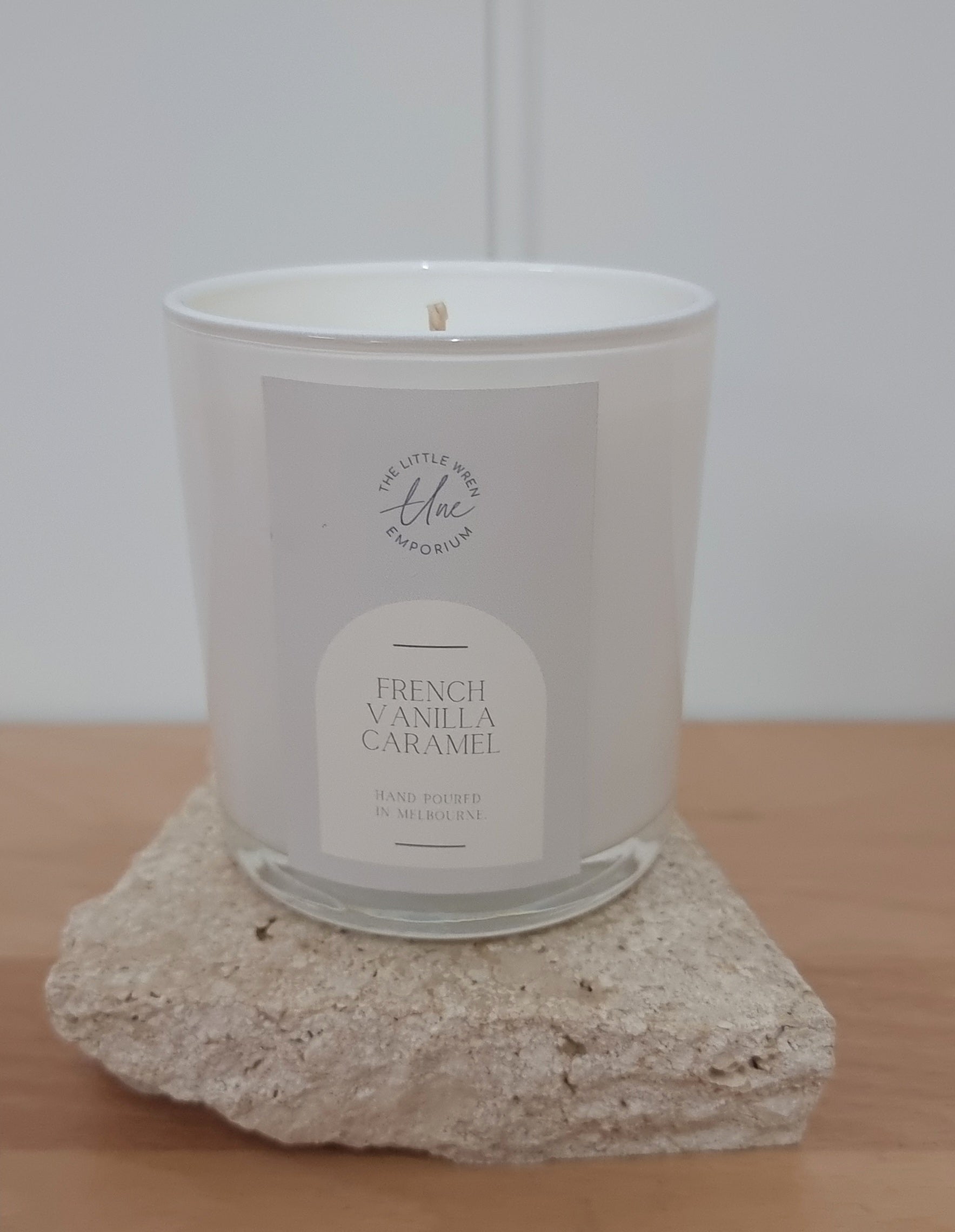 French Vanilla Caramel - Hand Poured Coco Soy Candle