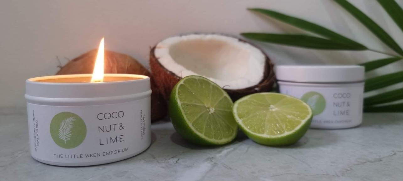 Coconut & Lime - Mini Spring Candle